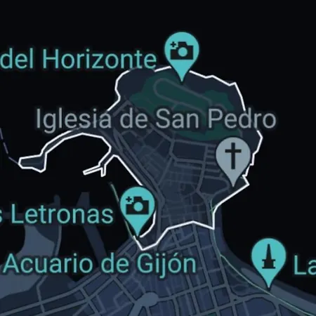 Coqueto Atico Centro Begona Апартаменты Хихон